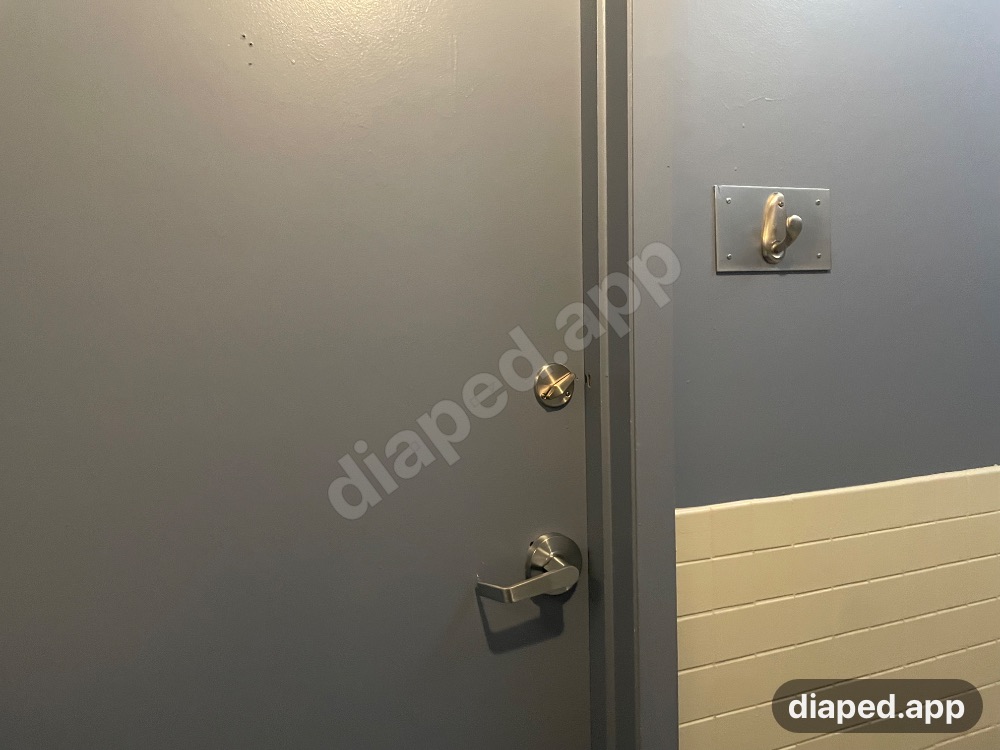 Changing station at Two Cities Pizza