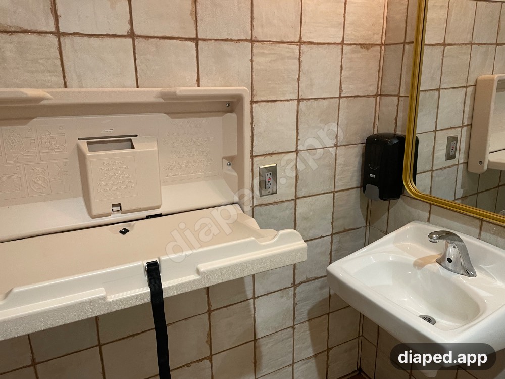 Changing station at Aladdin's Eatery